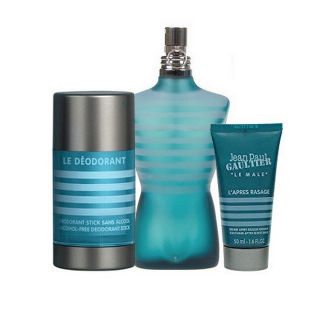 Jean Paul Gaultier Le Male Sæt 125 Ml Edt Deodorant Stick After Shave