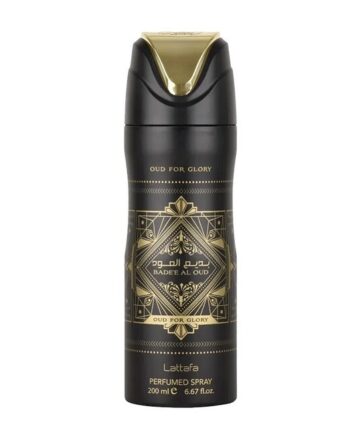 Lattafa Perfumes Bade   Al Oud For Glory Deo   Body Spray 200 Ml