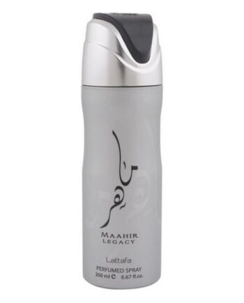 Lattafa Perfumes Maahir Legacy Deodorant   Body Spray 200 Ml