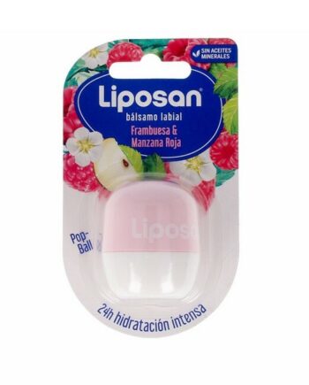 Liposan Læbepomade Ball Hindbær   Rødt æble