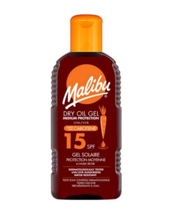 Malibu Sun Dry Oil Gel Carotene Spf15 200 Ml