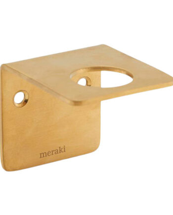 Meraki Vægophæng  Børstet Messing Finish