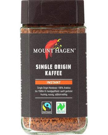 Mount Hagen Instant Kaffe Single Origin  økologisk