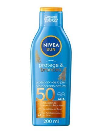 Nivea Sun Protect   Bronze Lotion Spf50 200 Ml