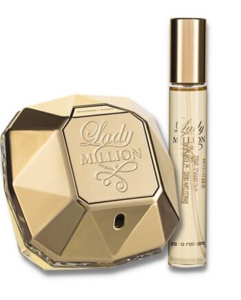 Paco Rabanne Lady Million Gavesæt 80 Ml Edp Travelspray