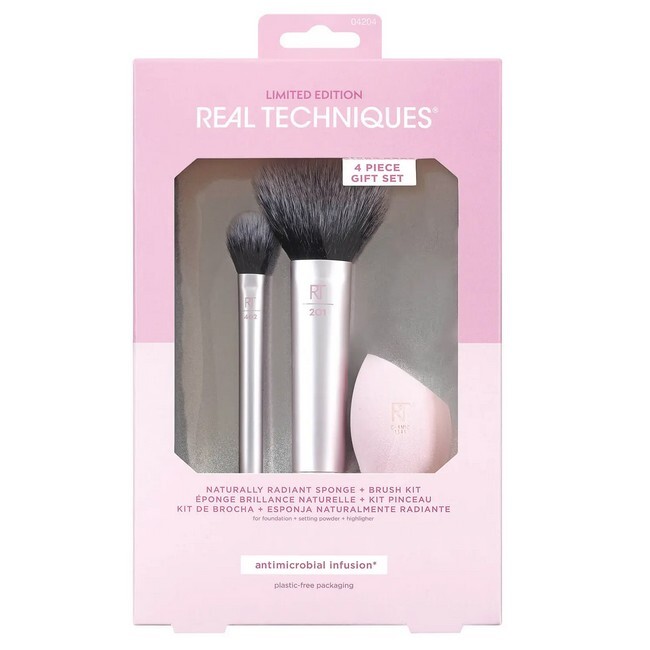 Real Techniques Naturally Radiant Sponge Brush Kit