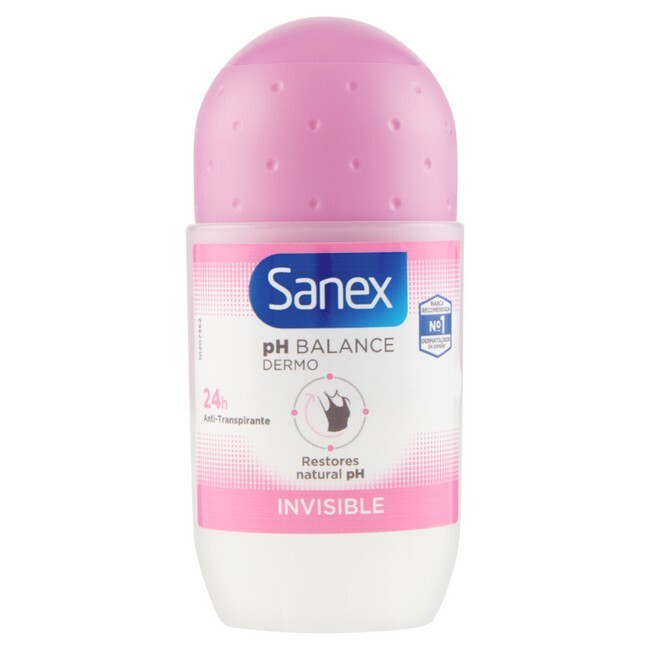 Sanex Dermo Invisible Ph Balance Deodorant Roll On 50 Ml