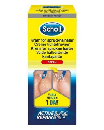 Scholl Creme Til Hælrevner Active Repair    120 Ml