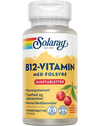 Solaray B12 Vitamin Med Folsyre