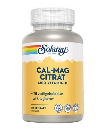 Solaray Cal-mag Citrat Med Vitamin