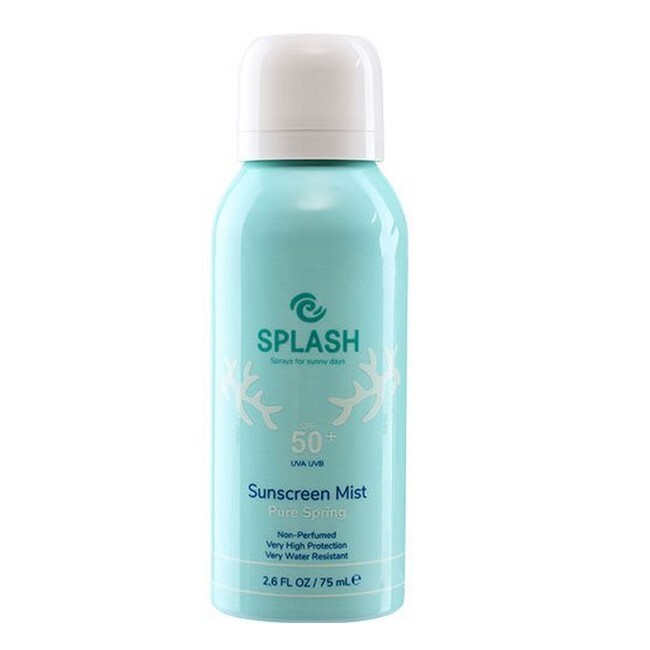 Splash Pure Spring Sunscreen Mist Spf50 Non Perfumed 75 Ml