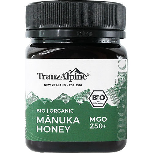 Tranzalpine Manuka Honey Mgo 250 økologisk