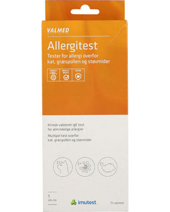 Valmed Allergitest   Kat  Støv  Græs