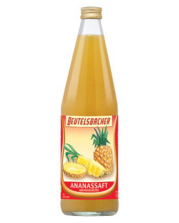 - Veganskbeutelsbacher Ananassaft  økologisk