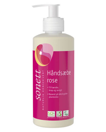- Veganskhåndsæbe Rose Sonett
