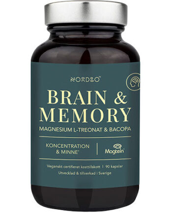 - Vegansknordbo Brain   Memory Magnesium 90 Kap