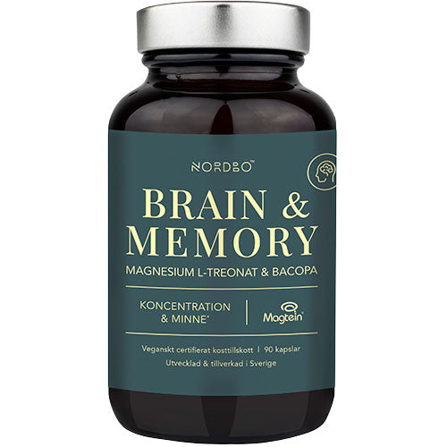 - Vegansknordbo Brain Memory Magnesium 90 Kap