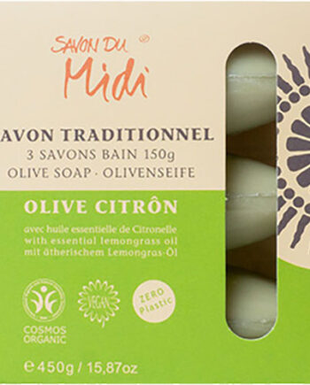 - Veganskolivensæbe Med Citrongræsolie Savon Du Midi  økologisk