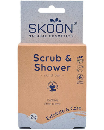 - Veganskskoon Solid Scrub   Shower Bar   In
