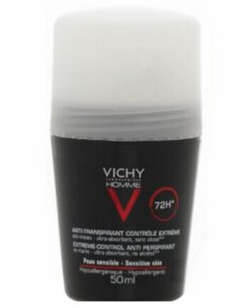 Vichy Homme Antiperspirant Deo Roll On 72h 50 Ml