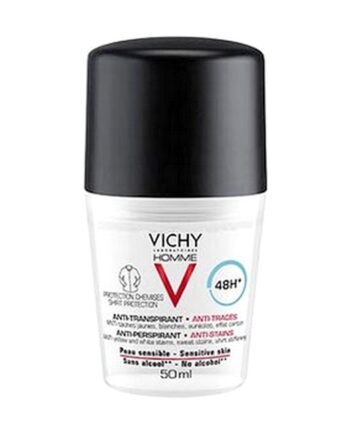 Vichy Homme Deo Roll On Anti Transpirant Anti Traces 50 Ml