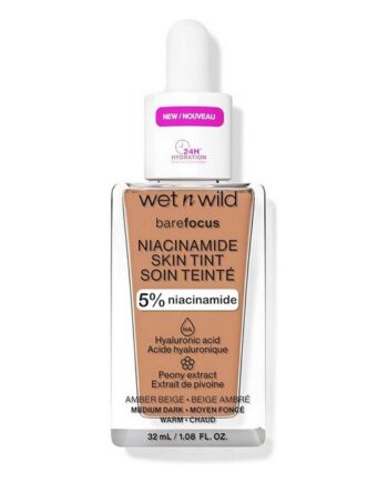 Wet   Wild Bare Focus Niacinamide Skin Tint Amber Beige 32 Ml