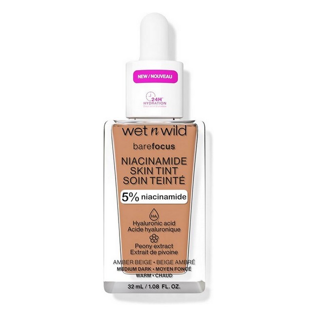 Wet Wild Bare Focus Niacinamide Skin Tint Amber Beige 32 Ml