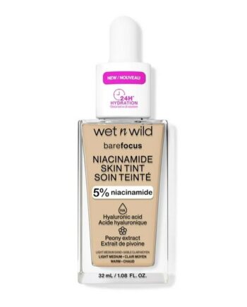 Wet   Wild Bare Focus Niacinamide Skin Tint Foundation Light Medium Sand