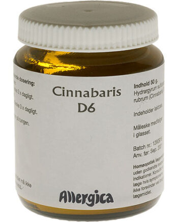 Allergica Cinnabaris D6 Trit