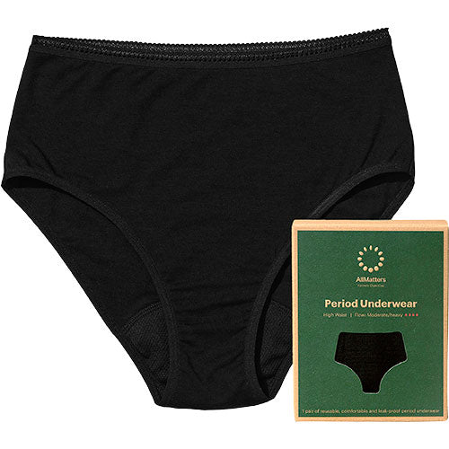 Allmatters High Waist Underwear Moderate Heavy Xs