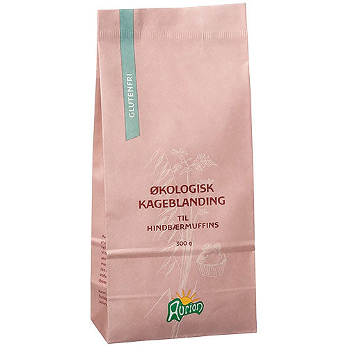 Aurion Hindbærmuffinsblanding Glutenfri økologisk