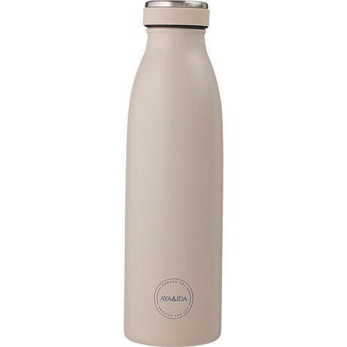 Aya Ida Drinking Bottle 500ml Cream Beige