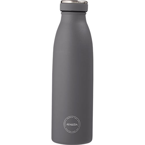 Aya Ida Drinking Bottle 500ml Dark Grey