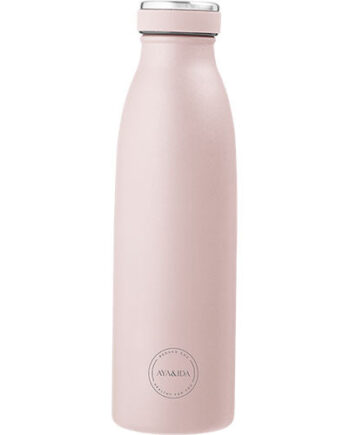 Aya Ida Drinking Bottle 500ml Soft Rose