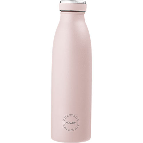 Aya Ida Drinking Bottle 500ml Soft Rose