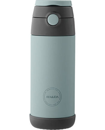 Aya Ida Kids Straw Bottle Mint Green
