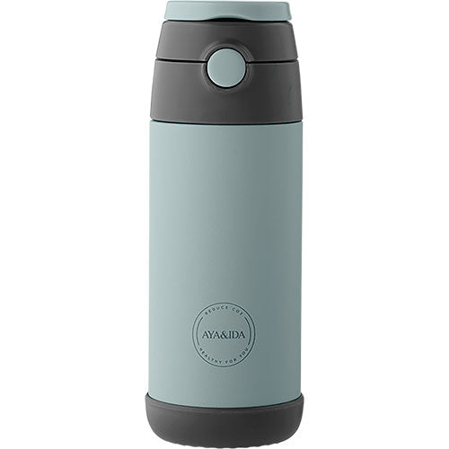 Aya Ida Kids Straw Bottle Mint Green
