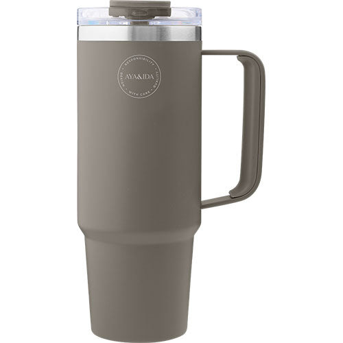 Aya Ida Thermo Cup With Straw Driftwood