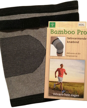 Bamboo Pro Knæbind Str:      Velcrobånd  Selvvarmende