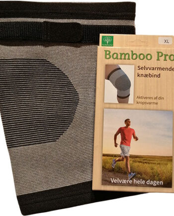 Bamboo Pro Knæbind Str:     Velcrobånd  Selvvarmende