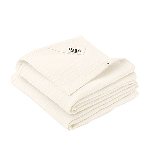 Bibs Muslin Cloth -pack 70x70 Cm Ivory