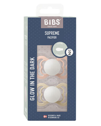 Bibs Supreme Silicone Size   Blush Glow Vanilla