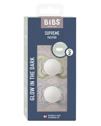 Bibs Supreme Silicone Size   Sage Glow Cloud Glow