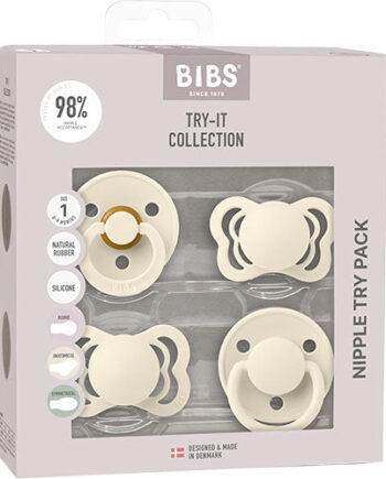 Bibs Try-it Collection Size   Ivory   Pack
