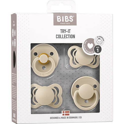 Bibs Try-it Collection Size Vanilla Pack