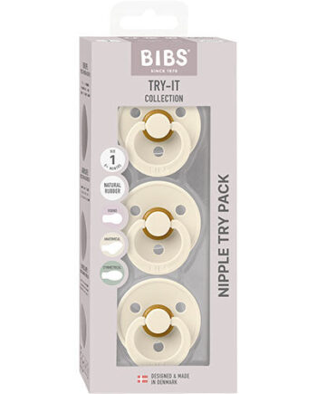 Bibs Try-it Colour Size   Ivory   Pack