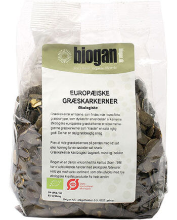 Biogan Græskarkerner Europæiske  økologisk