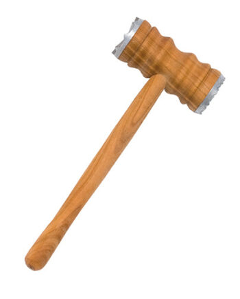 Biogan Kødhammer    2x Metal   Kirsebærtræ 28 Cm