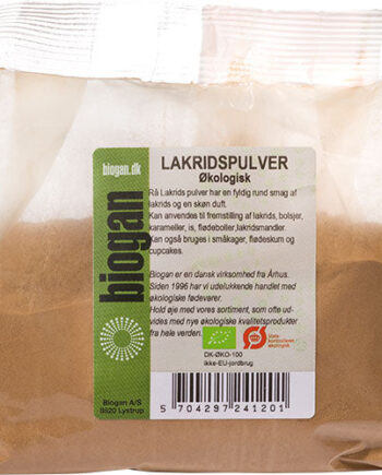 Biogan Lakridspulver  økologisk