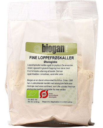 Biogan Loppefrøskaller Psyllium Fint  økologisk